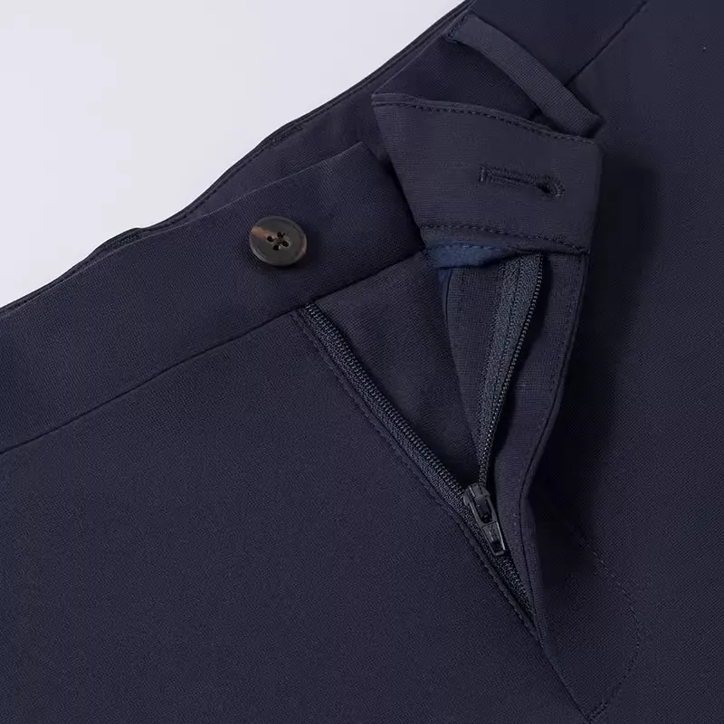 DEGRE ZERO Casual Pants Men's Navy Blue-4
