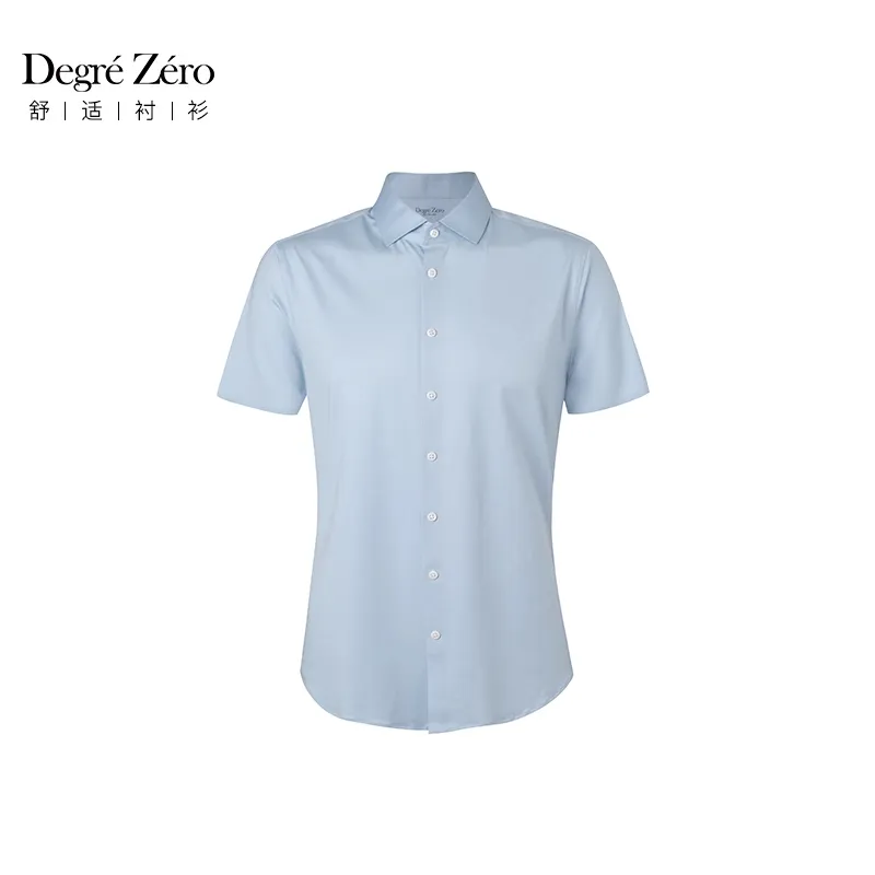 DEGRE ZERO Shirts Men Light Blue-4