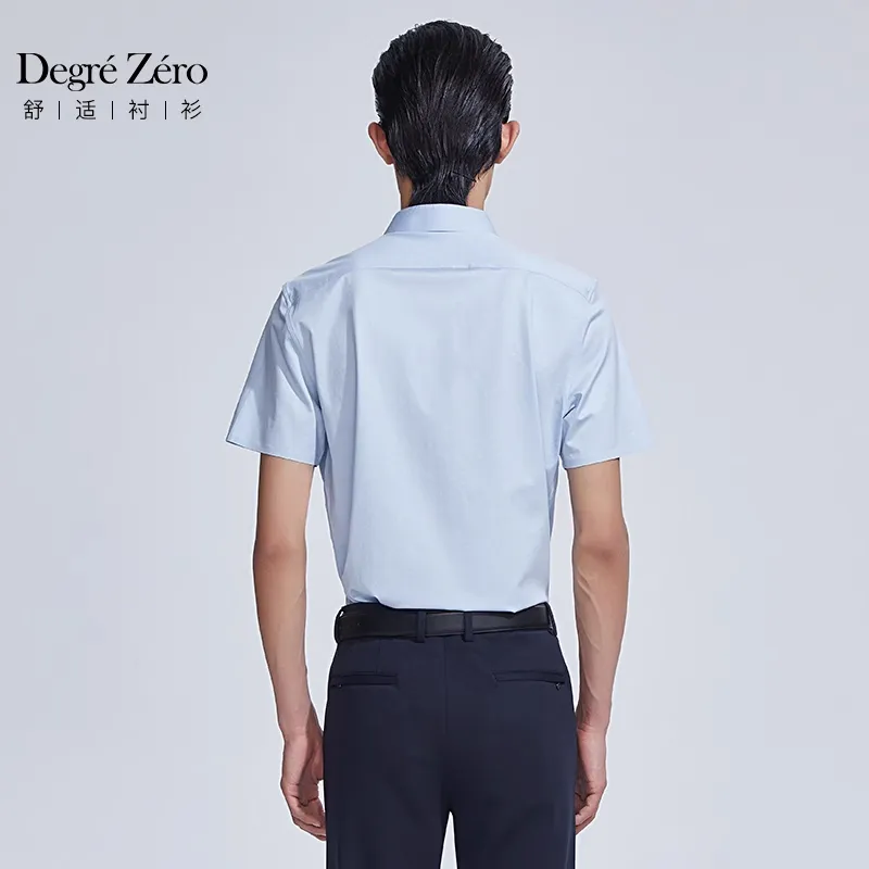 DEGRE ZERO Shirts Men Light Blue-3