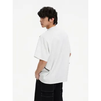 TH FABRICATE Drop Shoulder Sleeve T Shirt Women's