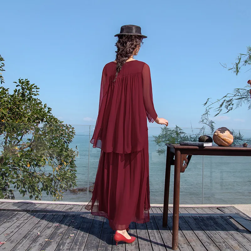 A LIFE ON THE LEFT Long Sleeved Dress Women's-15