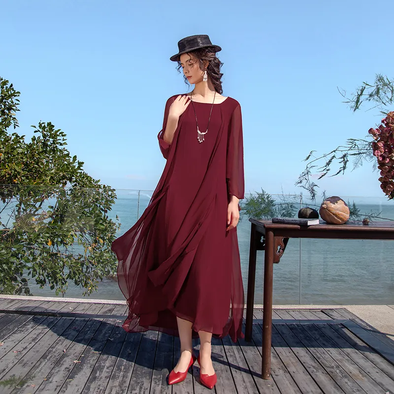 A LIFE ON THE LEFT Long Sleeved Dress Women's-14