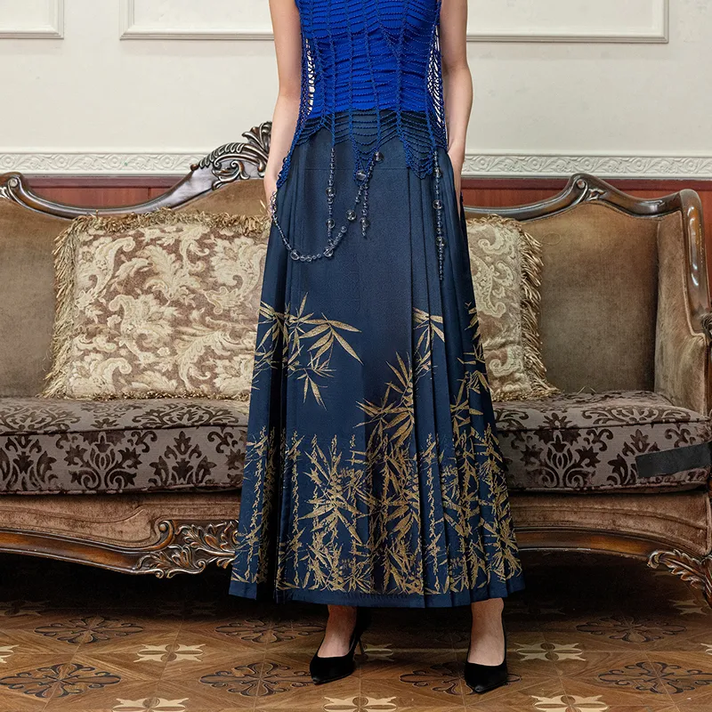 A LIFE ON THE LEFT Casual Long Skirt Women's-11