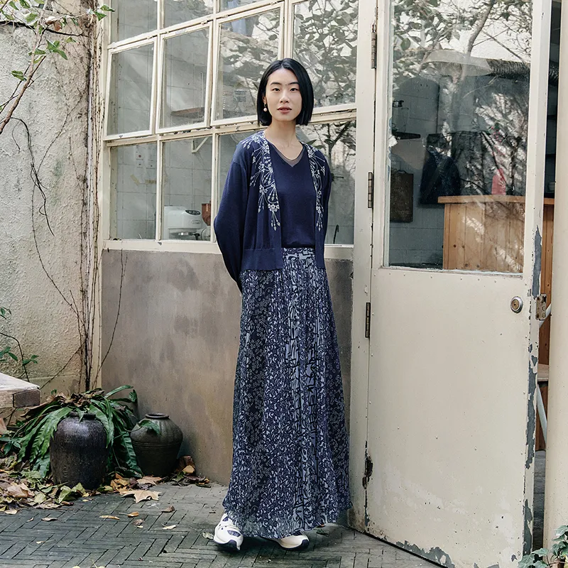 A LIFE ON THE LEFT Casual Long Skirt Women's-14