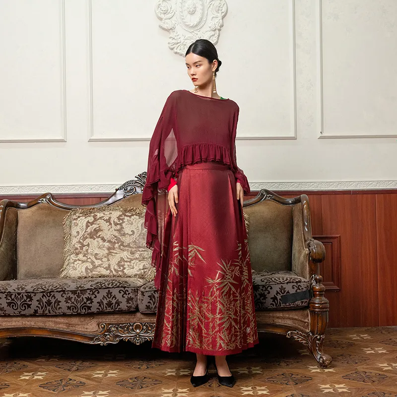 A LIFE ON THE LEFT Casual Long Skirt Women's-2