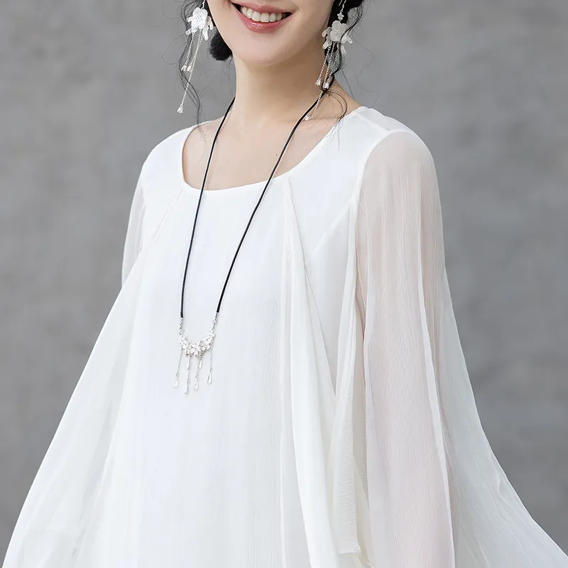 A LIFE ON THE LEFT Long Sleeved Dress Women's-11