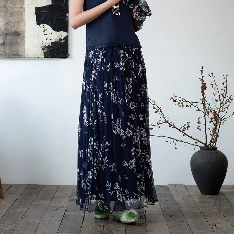 A LIFE ON THE LEFT Casual Long Skirt Women's-1