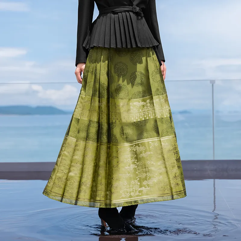 A LIFE ON THE LEFT Casual Long Skirt Women's-13