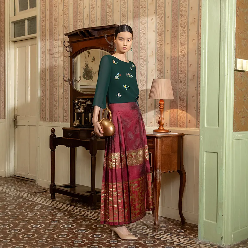 A LIFE ON THE LEFT Casual Long Skirt Women's-26