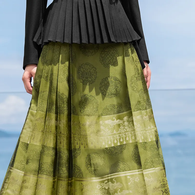 A LIFE ON THE LEFT Casual Long Skirt Women's-17