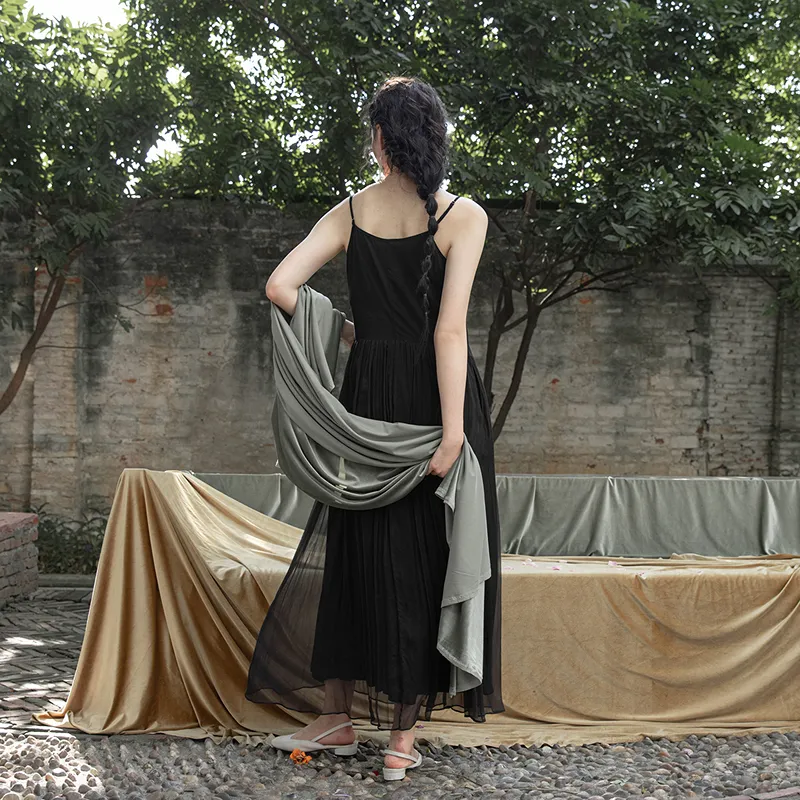 A LIFE ON THE LEFT Slip Dress Women's-3