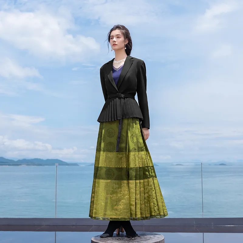 A LIFE ON THE LEFT Casual Long Skirt Women's-14