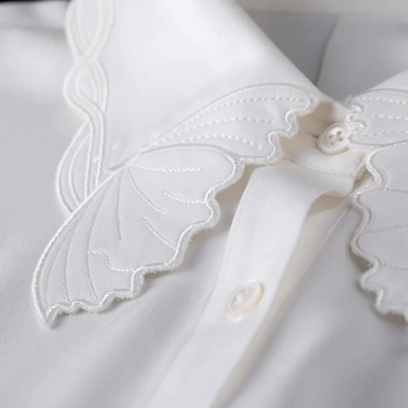 A LIFE ON THE LEFT Shirt Women's White-2