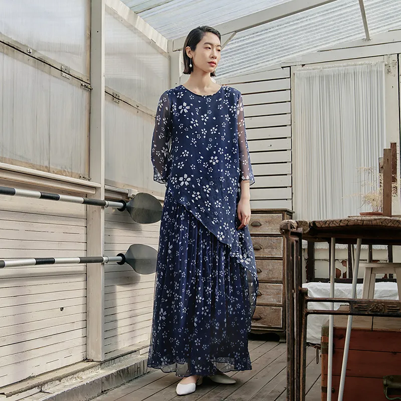 A LIFE ON THE LEFT Casual Long Skirt Women's-10