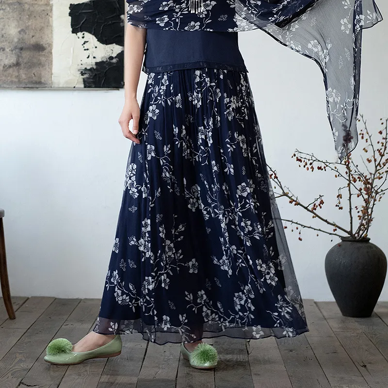 A LIFE ON THE LEFT Casual Long Skirt Women's-2