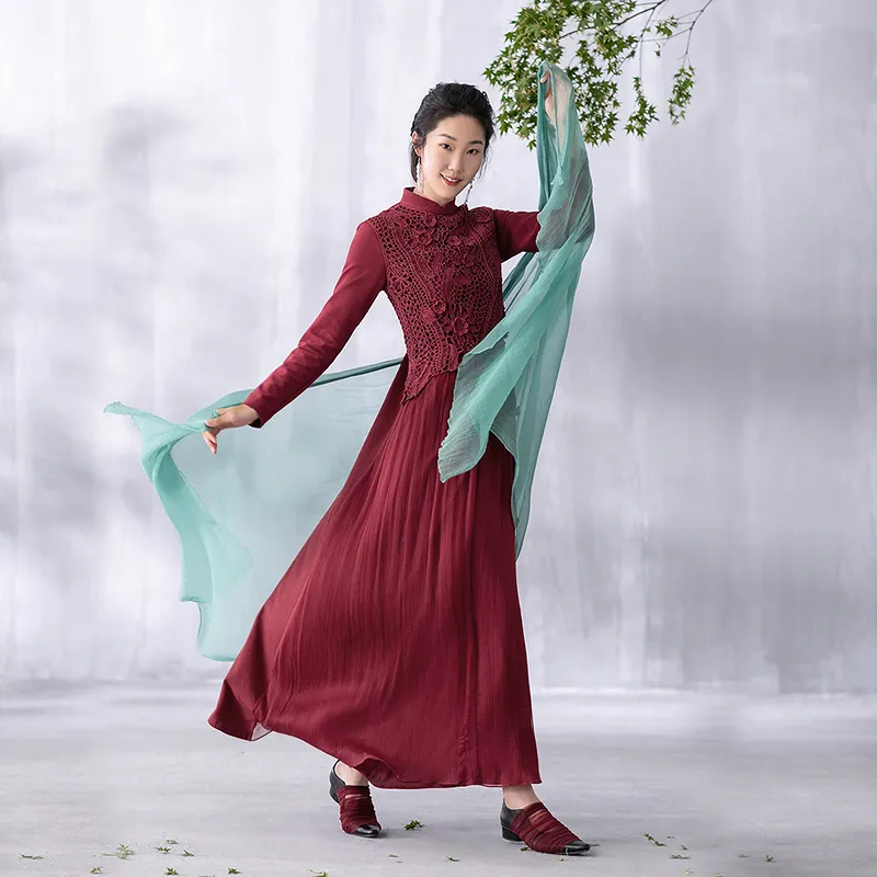 A LIFE ON THE LEFT Long Sleeved Dress Women's-1