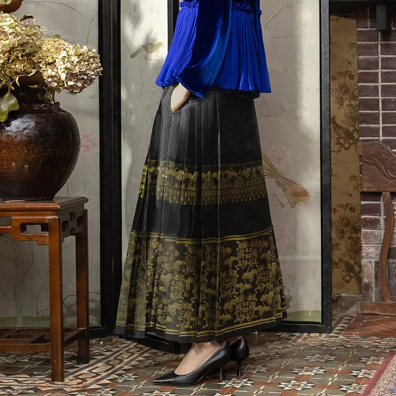 A LIFE ON THE LEFT Casual Long Skirt Women's-33