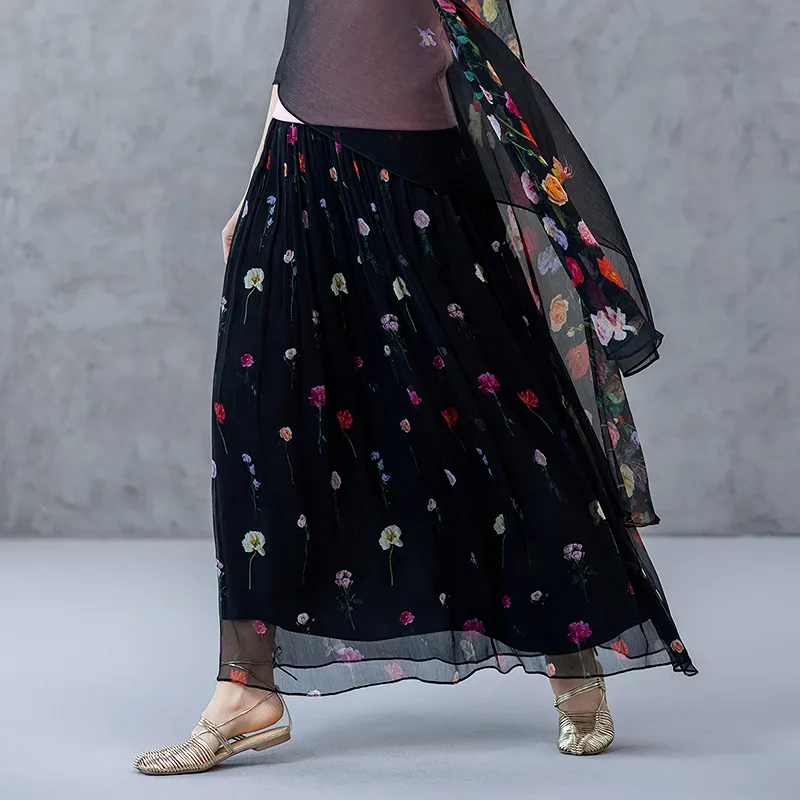 A LIFE ON THE LEFT Casual Long Skirt Women's-21