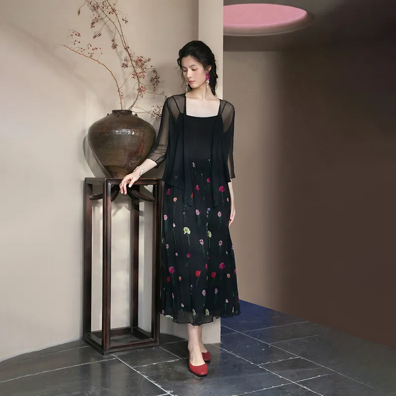 A LIFE ON THE LEFT Slip Dress Women's-81