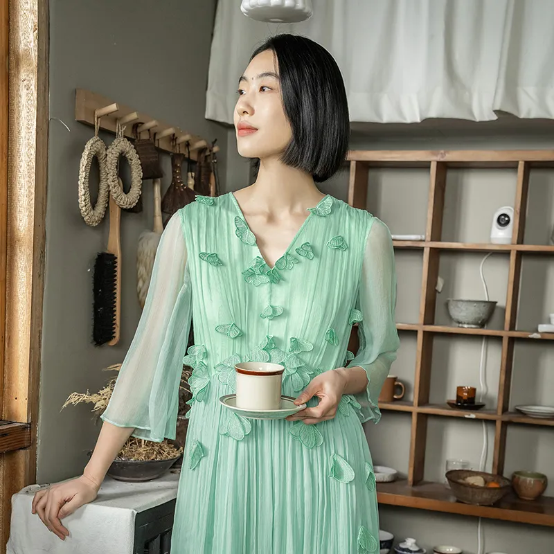 A LIFE ON THE LEFT Long Sleeved Dress Women's-15