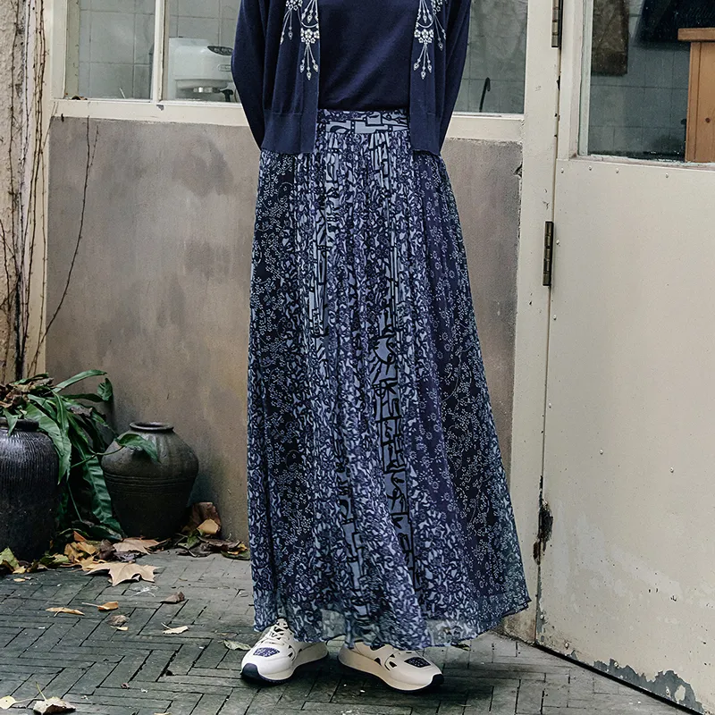 A LIFE ON THE LEFT Casual Long Skirt Women's-13