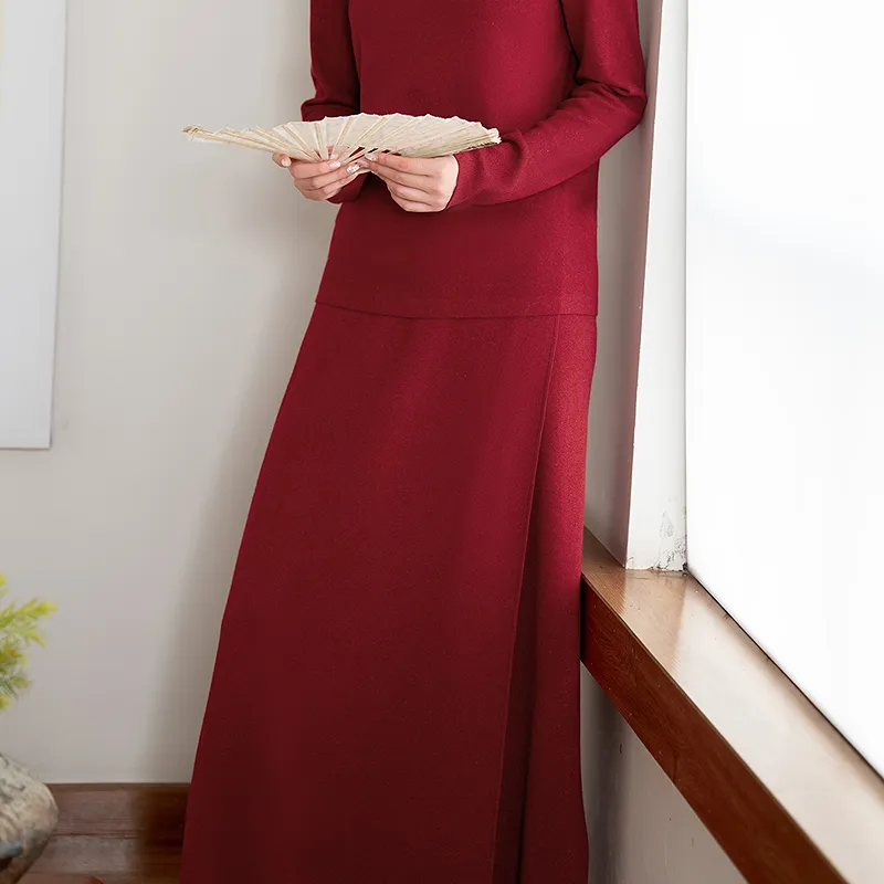 A LIFE ON THE LEFT Casual Long Skirt Women's-13