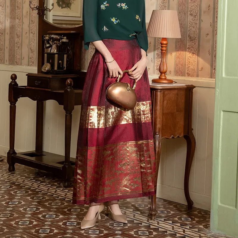 A LIFE ON THE LEFT Casual Long Skirt Women's-25