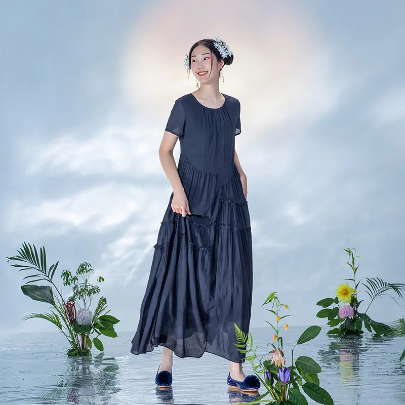 A LIFE ON THE LEFT Short Sleeved Dress Women's-18