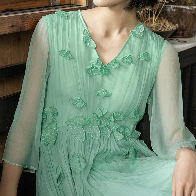 A LIFE ON THE LEFT Long Sleeved Dress Women's-17