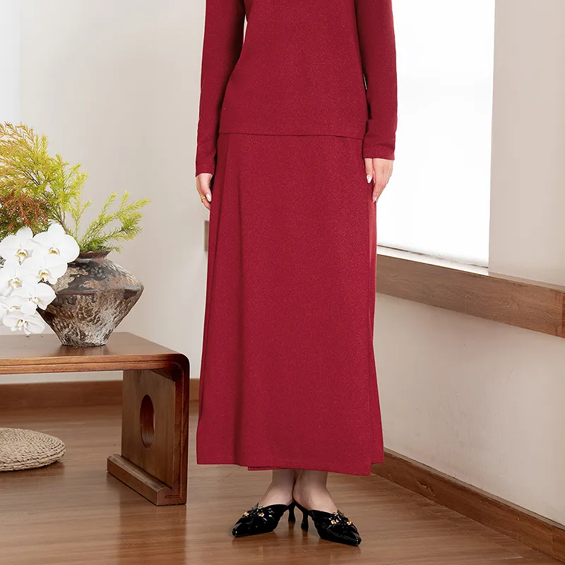 A LIFE ON THE LEFT Casual Long Skirt Women's-12