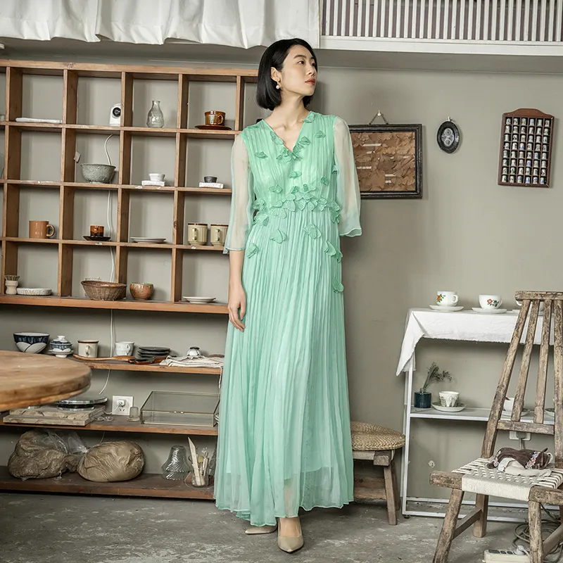 A LIFE ON THE LEFT Long Sleeved Dress Women's-13