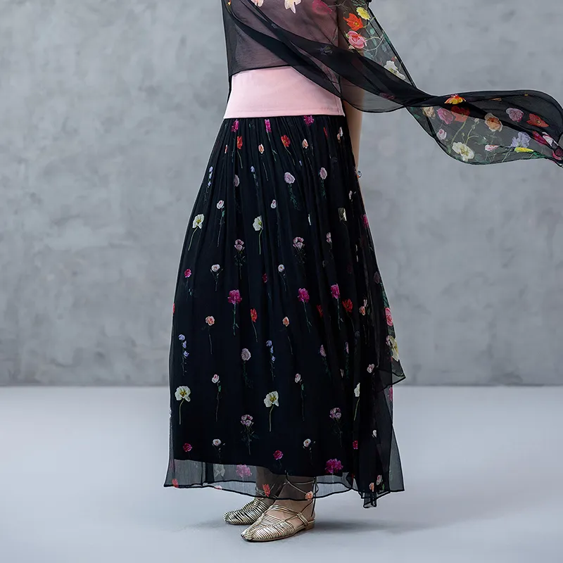 A LIFE ON THE LEFT Casual Long Skirt Women's-20