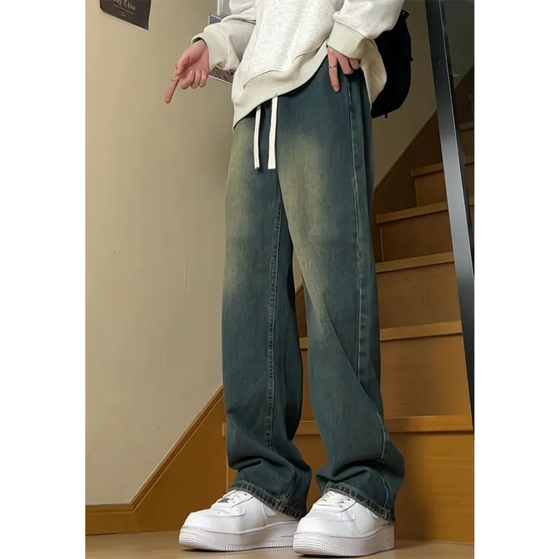 GOODHENLCE Jeans Unisex Blue-2