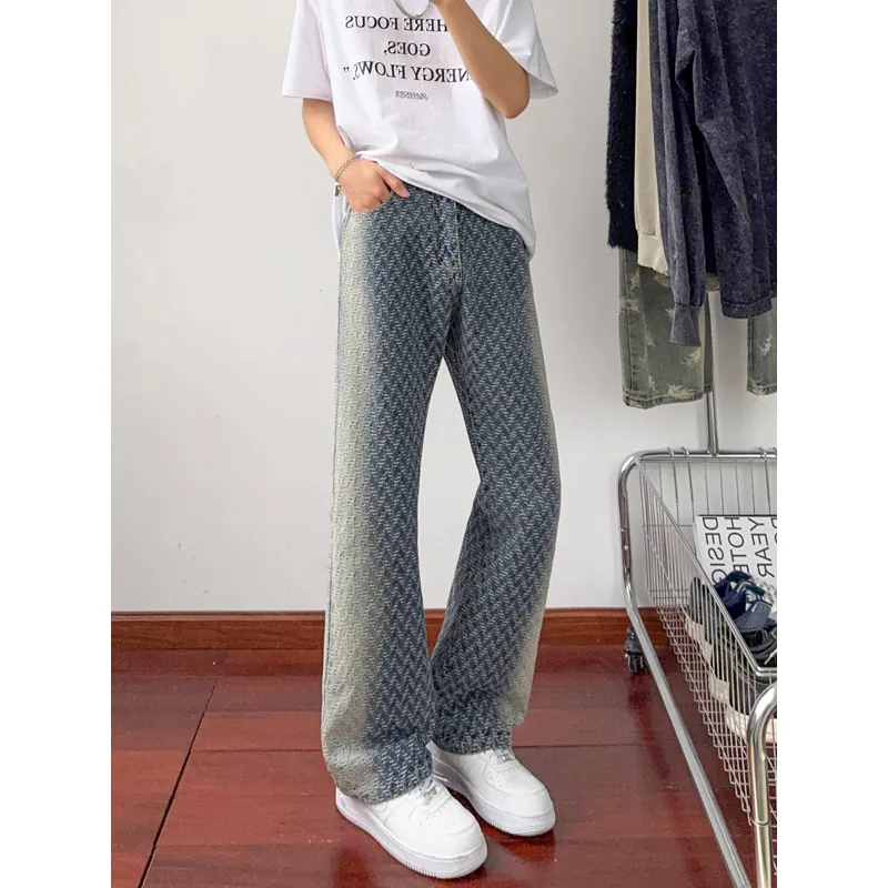 GOODHENLCE Jeans Unisex Blue-2