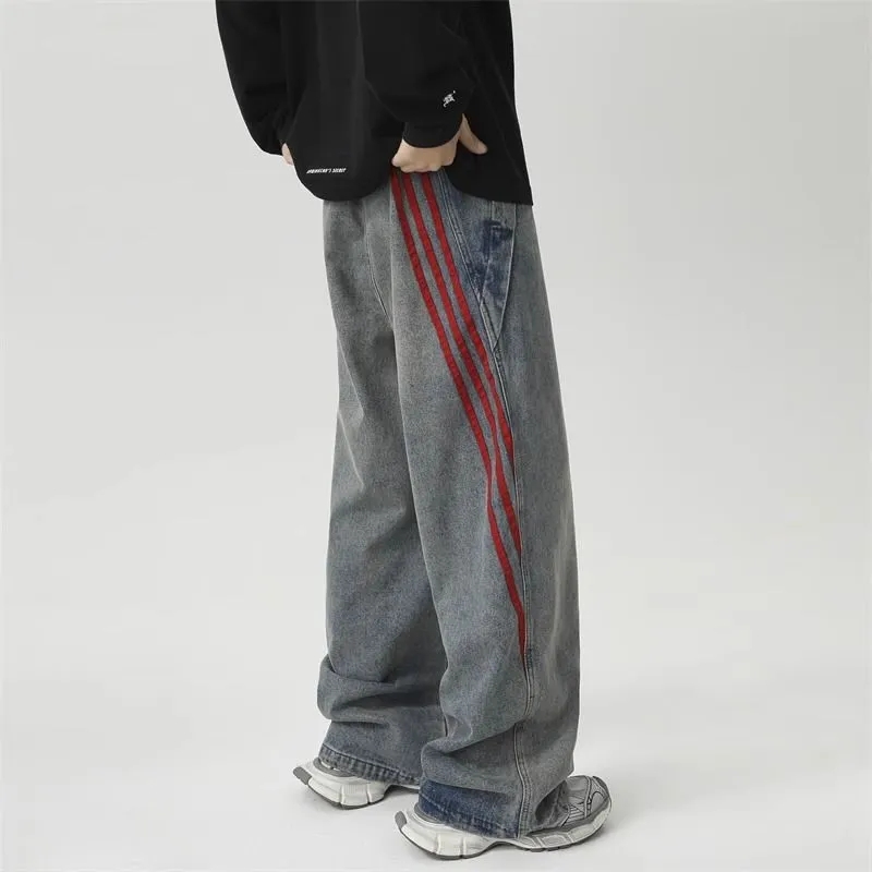 GOODHENLCE Jeans Unisex Blue-1