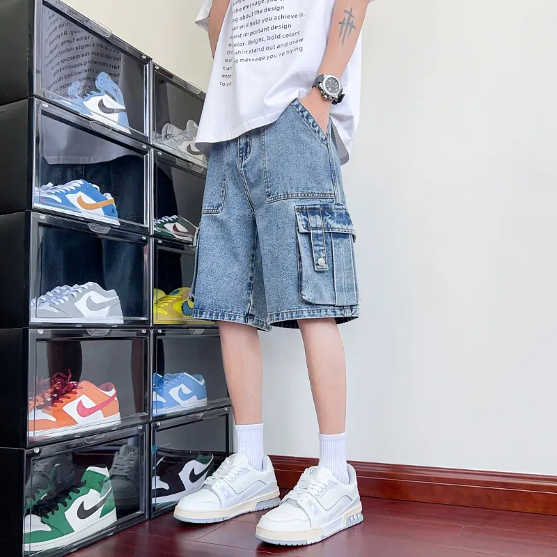 GOODHENLCE Denim Shorts Unisex-5