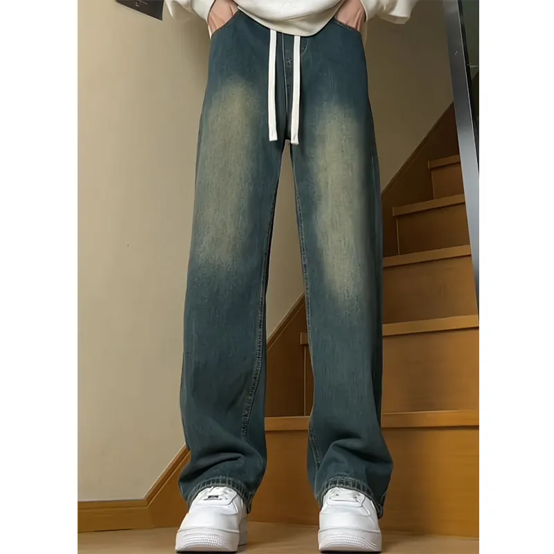 GOODHENLCE Jeans Unisex Blue-6