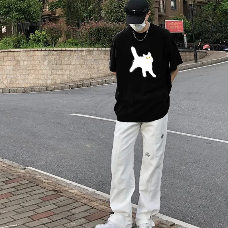PAINT STAIN Fashion Individual T Shirt Unisex-12