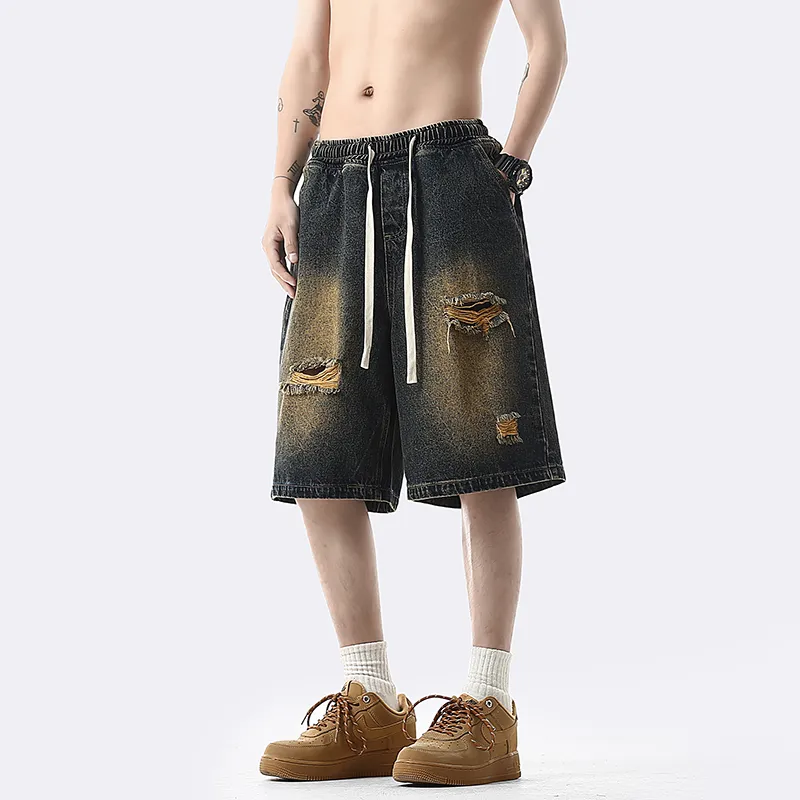 GOODHENLCE Denim Shorts Unisex-7