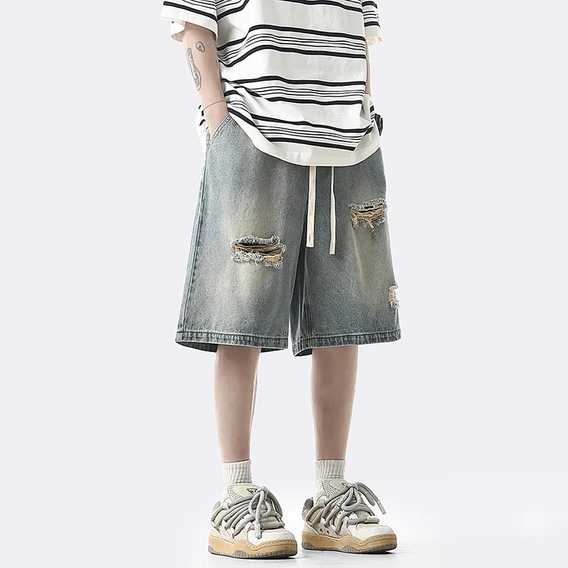 GOODHENLCE Denim Shorts Unisex-17