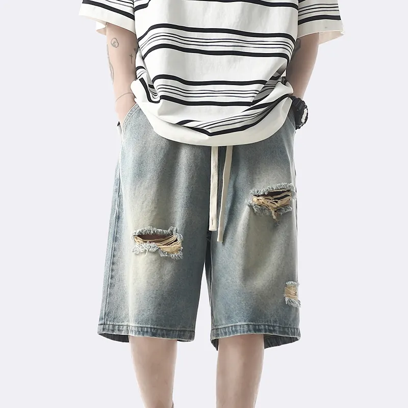 GOODHENLCE Denim Shorts Unisex-19