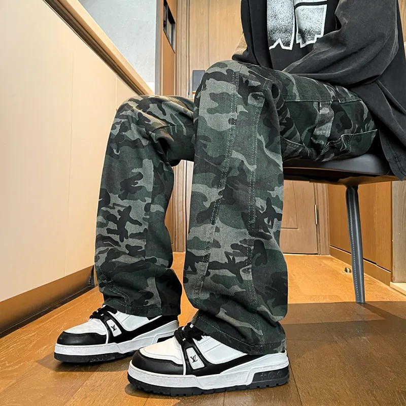 GOODHENLCE Jeans Unisex Camouflage-4