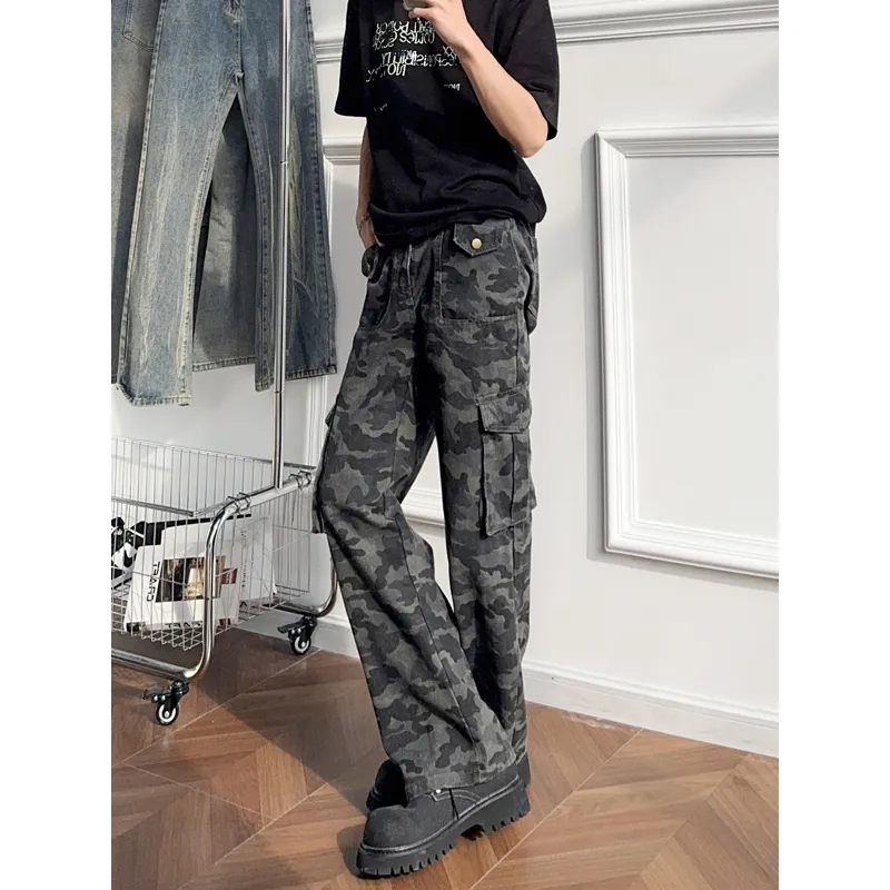 GOODHENLCE Jeans Unisex Camouflage-2