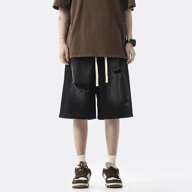 GOODHENLCE Denim Shorts Unisex-8