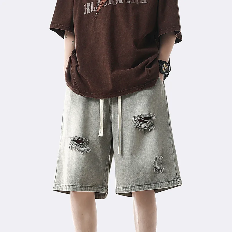 GOODHENLCE Denim Shorts Unisex-4