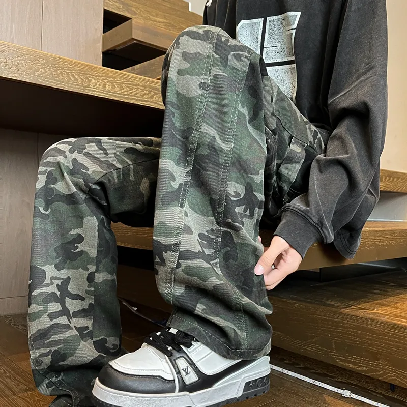 GOODHENLCE Jeans Unisex Camouflage-6