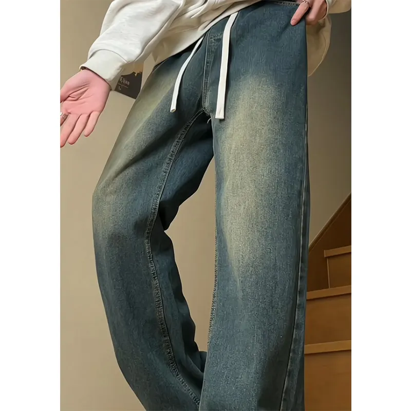GOODHENLCE Jeans Unisex Blue-4