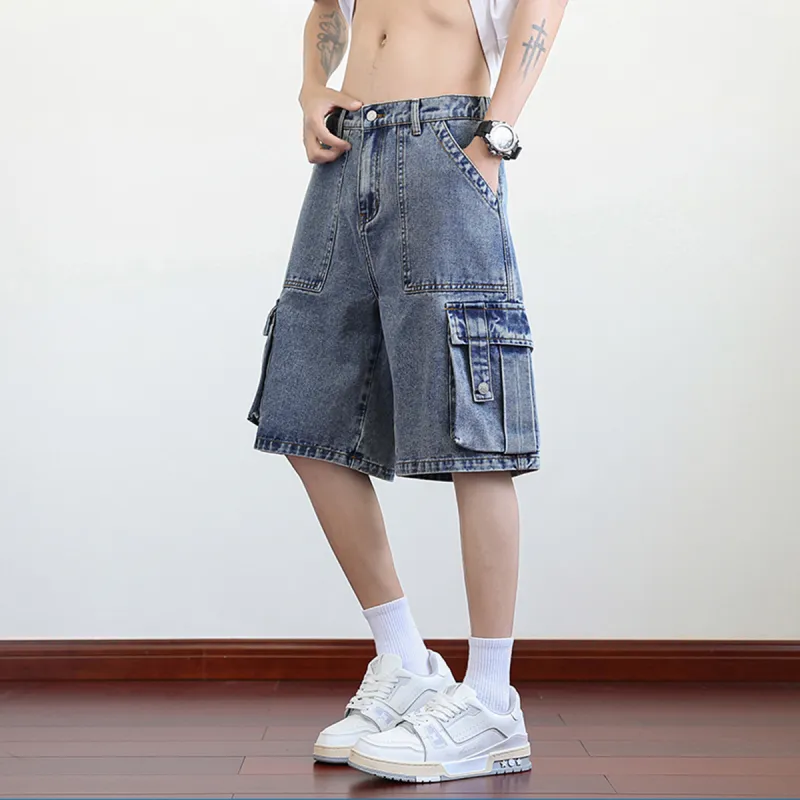 GOODHENLCE Denim Shorts Unisex-7
