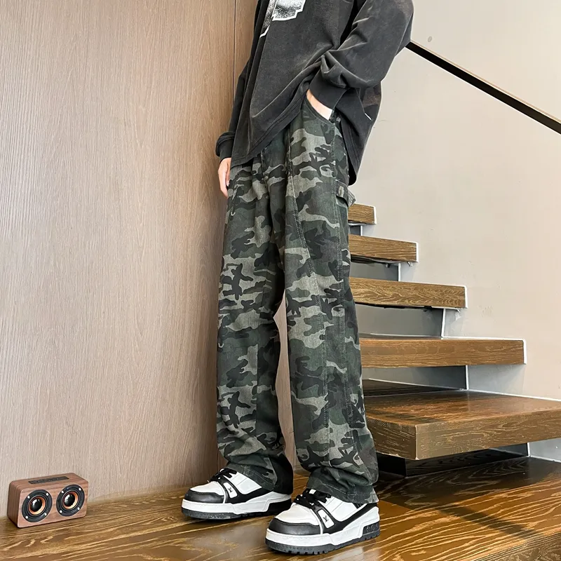 GOODHENLCE Jeans Unisex Camouflage-2