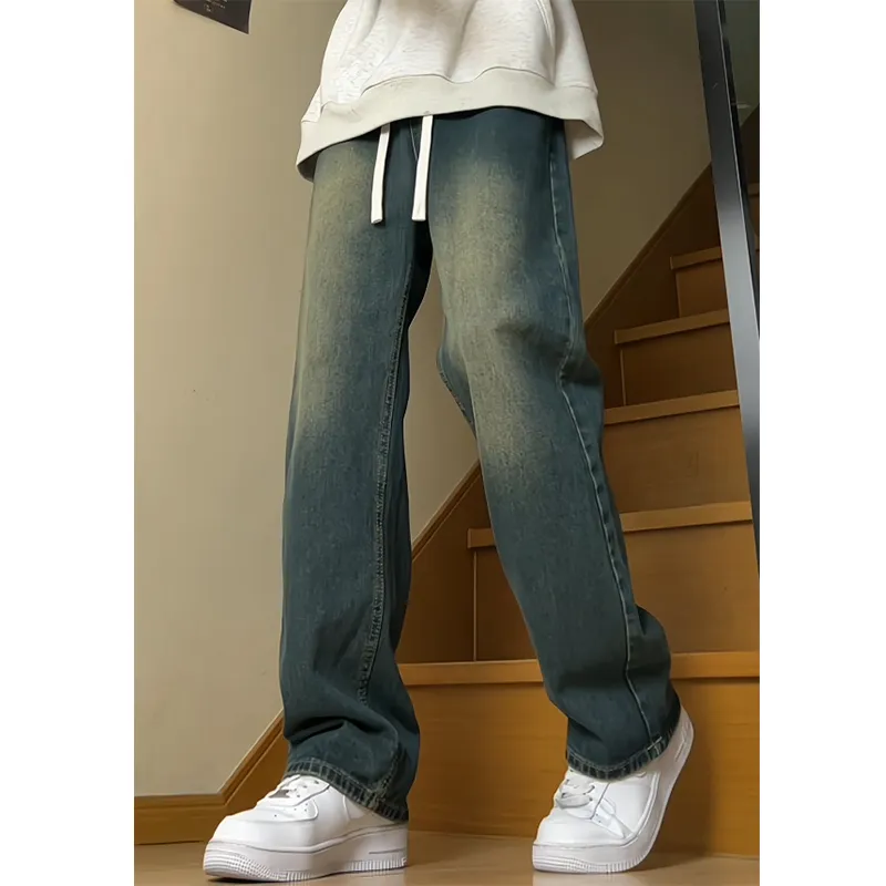 GOODHENLCE Jeans Unisex Blue-3